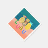 Ocean Tiki Ananas Luau Serviette (Ecke)
