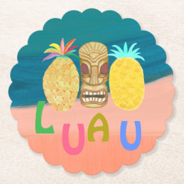 Ocean Tiki Pineapple Luau Untersetzer