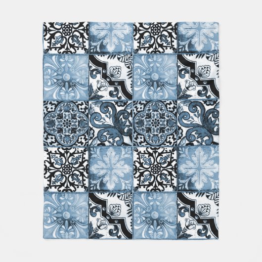 Ocean Tile Fleecedecke (Vorderseite)