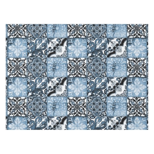 Ocean Tile Tischdecke (Vorderseite (Horizontal))