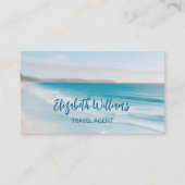 Ocean Travel Agent | QR-Code Visitenkarte (Vorderseite)