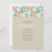 Ocean Treasures Beach Foto Graduation Party Einladung (Rückseite)