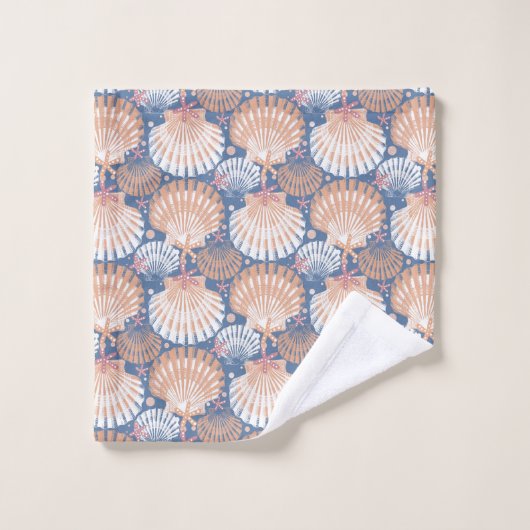 Ocean Treasures blue Bath Towel Set (Waschlappen)