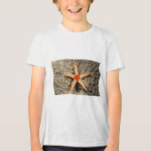 "Ocean Treasures: Starfish Graphic T - Shirt" Tri-Blend Shirt (Vorderseite)