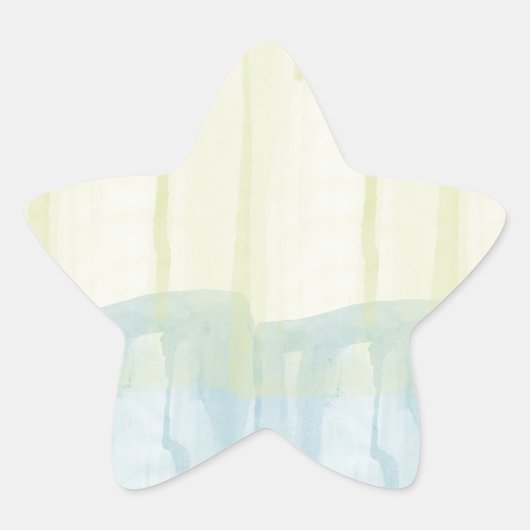 Ocean Tropfen Stern-Aufkleber (Vorderseite)