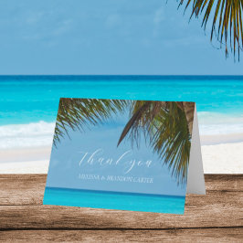 Ocean Tropical Wedding Jubiläum Danke