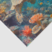 Ocean Turtle - Decoupage - Gewebe Seidenpapier (Detail)