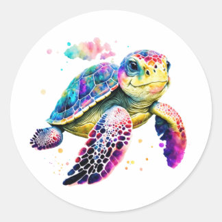 Ocean Turtle Stickers for Children!