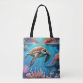 Ocean Turtle Tasche (Vorderseite)