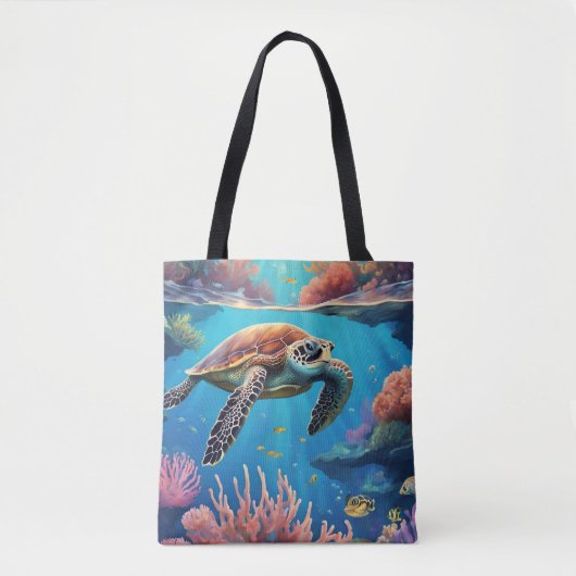 Ocean Turtle Tasche (Vorderseite)