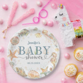 Ocean Under The Sea Baby Shower Gender Neutral Pappteller (Party)