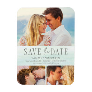 Ocean Vibes Beach Wedding rettet das Date Magnet