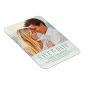 Ocean Vibes Beach Wedding rettet das Date Magnet (Rechte Seite)