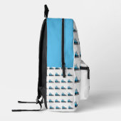Ocean Vibes Bedruckter Rucksack (Links)