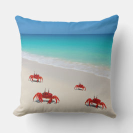 Ocean Vibes & Crabby Pride - Outdoor Throw Kissen