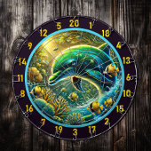Ocean Vibes Dolphin Dartboard Charm Dartscheibe