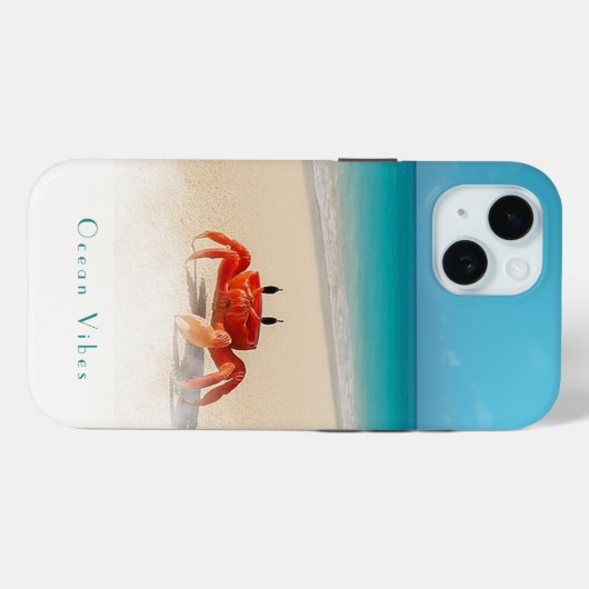 Ocean Vibes — iPhone 15 - Tough Case (Rückseite (Horizontal))