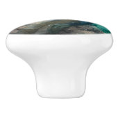 Ocean Vibes Keramik Knoblauch für Dresser und Schu Keramikknauf (Seitenansicht)