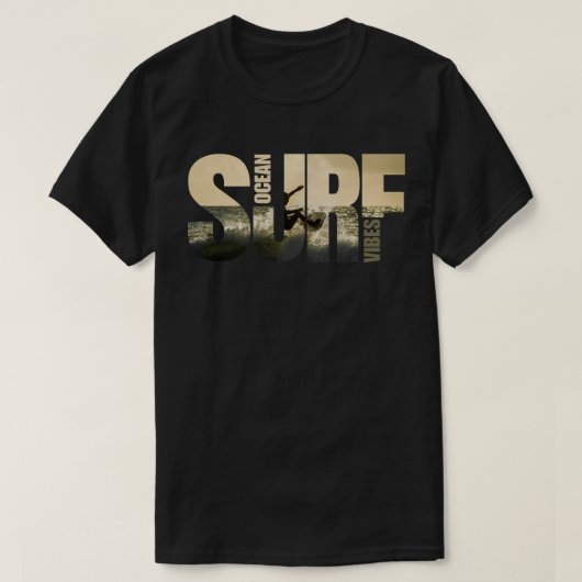 Ocean Vibes Surf T-Shirt (Design vorne)