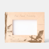 Ocean View Beach Serenity Geätzte Rahmen (Vorderseite)