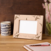 Ocean View Beach Serenity Starfish Geätzte Rahmen (Linke Ecke)