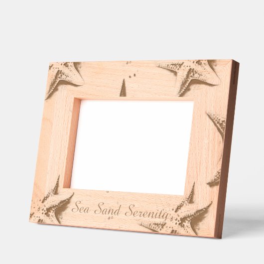 Ocean View Beach Serenity Starfish Geätzte Rahmen (Links)
