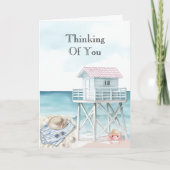 Ocean View Boats Thinking of You Karte (Vorderseite)