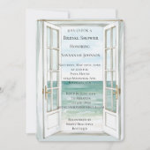 Ocean View Café Brautparty Einladung (Vorderseite)