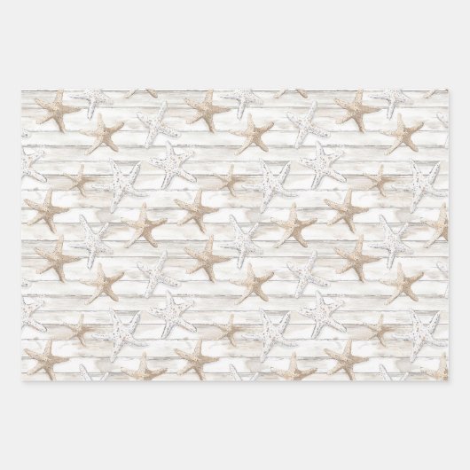 Ocean View Coast Café Brautparty Geschenkpapier Set (Vorderseite)