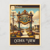 Ocean View, Delaware | Vintage Postkarte (Vorderseite)