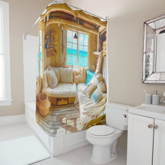 Ocean View Duschvorhang (Beispiel)