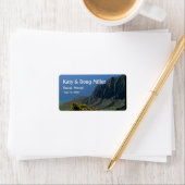 Ocean View Hawaii-Etiketten für die DIY-Braut Adressaufkleber (Insitu)