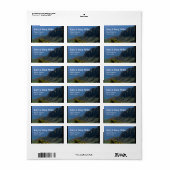 Ocean View Hawaii-Etiketten für die DIY-Braut Adressaufkleber (Vorne)