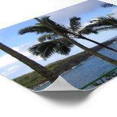 Ocean View Hawaiian Island Maui Poster (Ecke)