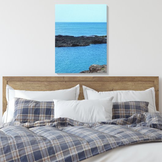 Ocean View Leinwanddruck (Insitu (Schlafzimmer))