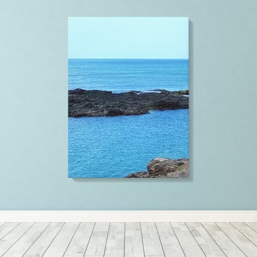 Ocean View Leinwanddruck (Insitu (Holzboden))