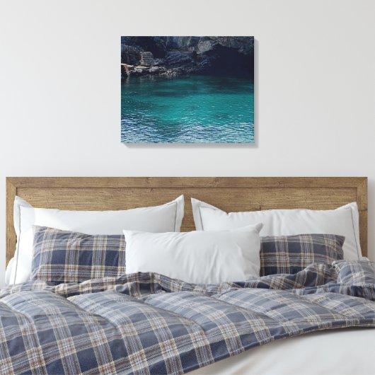Ocean View Leinwanddruck (Insitu (Schlafzimmer))