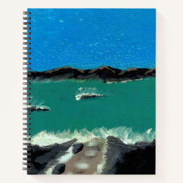 Ocean View Spiral Notebook Notizblock