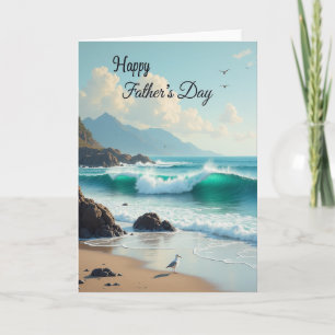 Ocean View Vatertags-Liebeskarte Karte