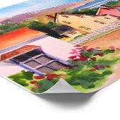 Ocean View Village Houses Poster (Ecke)