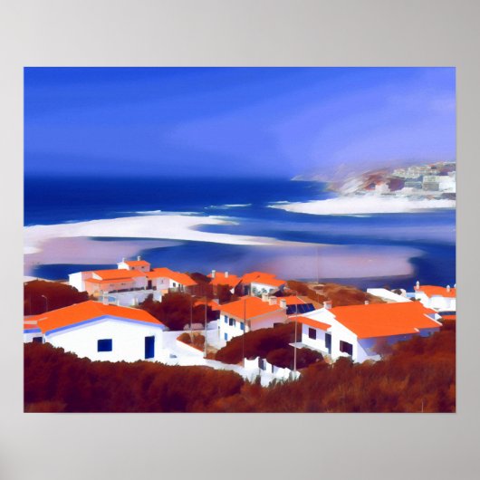 Ocean Views - Obidos Lagoon, Portugal Poster (Vorne)