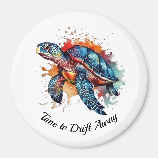 Ocean Wanderer, custom Magnet (Vorne)