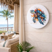 Ocean Wanderer Große Wanduhr