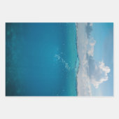 Ocean Water Beach Blue Sea Geschenkpapier Set (Vorderseite 3)