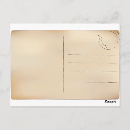 Ocean Water Beach Waves Postkarte (Rückseite)