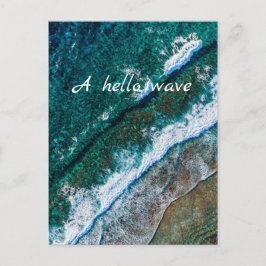 Ocean Water Beach Waves Postkarte