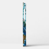 Ocean Water Reflection Lines Tie Dyes Case-Mate iPhone Hülle (Rückseite / Links)
