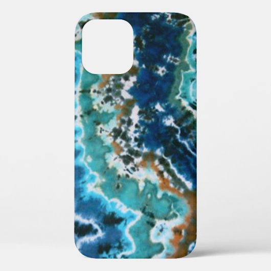 Ocean Water Reflection Lines Tie Dyes Case-Mate iPhone Hülle (Rückseite)