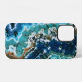 Ocean Water Reflection Lines Tie Dyes iPhone Hülle (Rückseite (Horizontal))