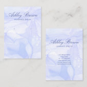 Ocean Watercolor Handmade Schmuck Earring Display Visitenkarte (Vorne/Hinten)